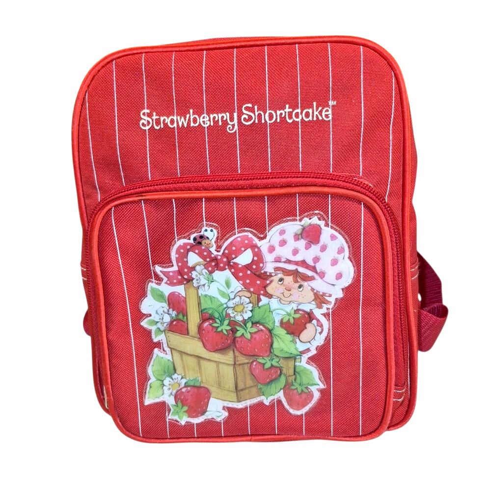 Vintage Y2K Strawberry Shortcake Mini Backpack for Child or Adult 2003
